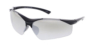 K6623B/RV Kids' Plastic Boys Sports Half Frame w/ Color Mirror Lens