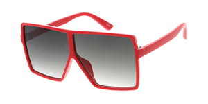 K6637 Kids' Plastic Oversized Rectangular Designer Frame