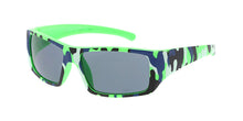 K6651B Kids' Plastic Sports Wrap Frame w/ Camouflage Print