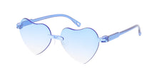 K6654HRT Kid's Plastic Heart Crystal Frame w/ Two Tone Lens