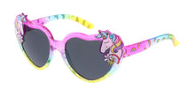K6659HRT Kids' Plastic Heart Frame w/ Unicorn Accents