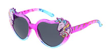 K6659HRT Kids' Plastic Heart Frame w/ Unicorn Accents