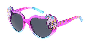K6659HRT Kids' Plastic Heart Frame w/ Unicorn Accents