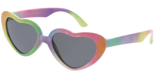 K6662HRT Kids' Plastic Heart Tie-Dye Printed Frame