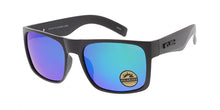 KU-POL004RV KUSH Plastic Large Flat Top Frame w/ Polarized Color Mirror Lens