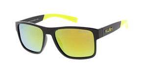 KU-POL011RV KUSH Plastic Medium Rectangular Frame w/ Polarized Color Mirror Lens