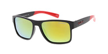 KU-POL011RV KUSH Plastic Medium Rectangular Frame w/ Polarized Color Mirror Lens