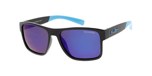KU-POL011RV KUSH Plastic Medium Rectangular Frame w/ Polarized Color Mirror Lens
