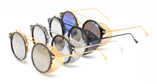 4158RV Unisex Combo Swivel Side Cover Steampunk Frame w/ Color Mirror Lens