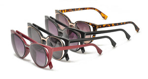 6811 Women's Combo Medium Cat Eye Double Frame