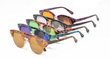 6895RV Women's Combo Medium Clubber Color Tortoise Shell Frame w/ Color Mirror Lens