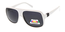 POLF1012 Unisex Plastic Large Square Frame w/ Polarized Lens