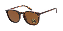 POLF1022 Unisex Plastic Medium Rounded Rectangular Hipster Frame w/ Polarized Lens