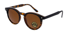 POLF1027 Unisex Plastic Round Hipster Frame w/ Polarized Lens