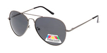 POLM3007 Unisex Metal Aviator w/ Polarized Lens