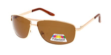 POLM3008 Men's Casual Metal Square Aviator w/ Polarized Lens