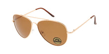 POLM3009 Unisex Metal Large Aviator w/ Polarized Lens