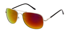 POLM3013RV Men's Casual Metal Frame w/ Color Mirror Polarized Lens