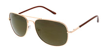 POLM3013RV Men's Casual Metal Frame w/ Color Mirror Polarized Lens