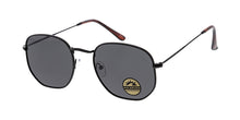POLM3021 Unisex Metal Medium Classic Rounded Square Hipster Frame w/ Polarized Lenses