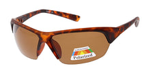 POLS2012 Men's Sport Plastic Half Frame w/ Polarized Lens