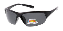 POLS2012 Men's Sport Plastic Half Frame w/ Polarized Lens