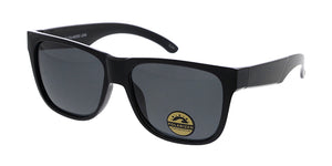 POLS2022 Men's Casual Plastic Rectangular Frame w/ Polarized Lens