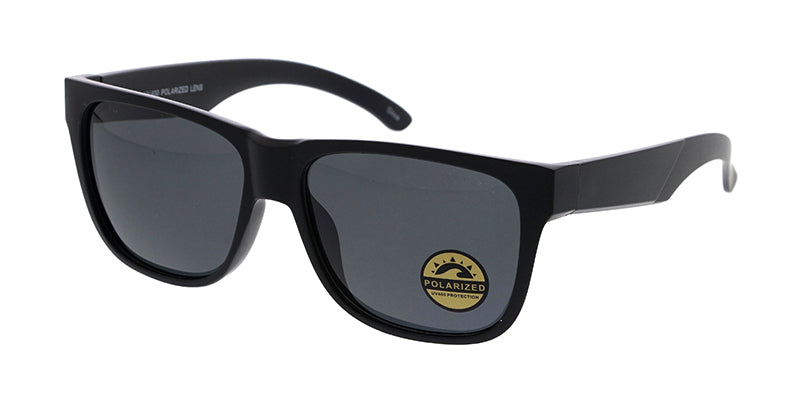 POLS2022 Men's Casual Plastic Rectangular Frame w/ Polarized Lens
