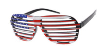 PT635 Novelty American Flag USA Print Shutter Shades