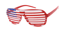 PT635 Novelty American Flag USA Print Shutter Shades