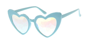 PT641 Women's Plastic Heart Frame w/ Kaleidoscope Lens