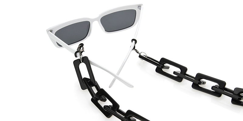 SS-07 Thick Plastic Sunglass Rectangular Link Chain