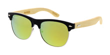 WD008/RV Unisex Combo Clubber Bamboo Temples w/ Color Mirror Lens